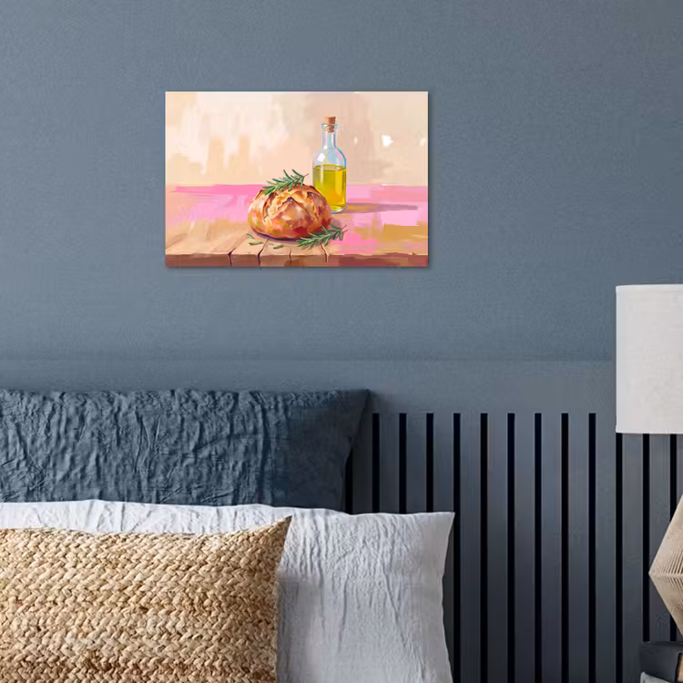 Poster - Eten - Brood - Olijfolie - Abstract - Keuken — 3