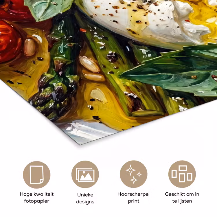 Poster - Eten - Groenten - Kaas - Modern - Vers — 5