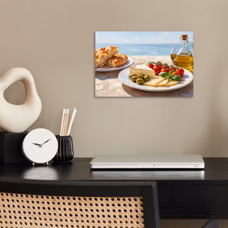 Poster - Eten - Middellandse Zee - Natuur - Geschilderd — 2