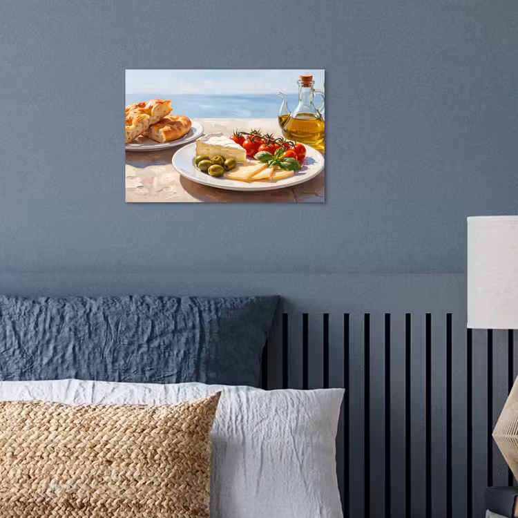 Poster - Eten - Middellandse Zee - Natuur - Geschilderd — 3