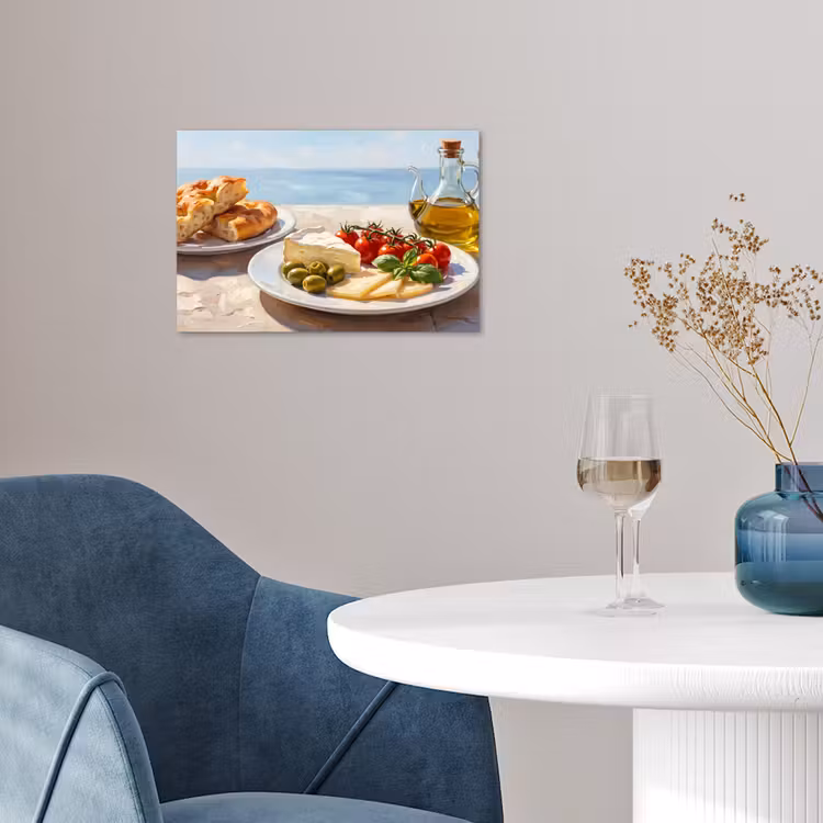 Poster - Eten - Middellandse Zee - Natuur - Geschilderd — 4