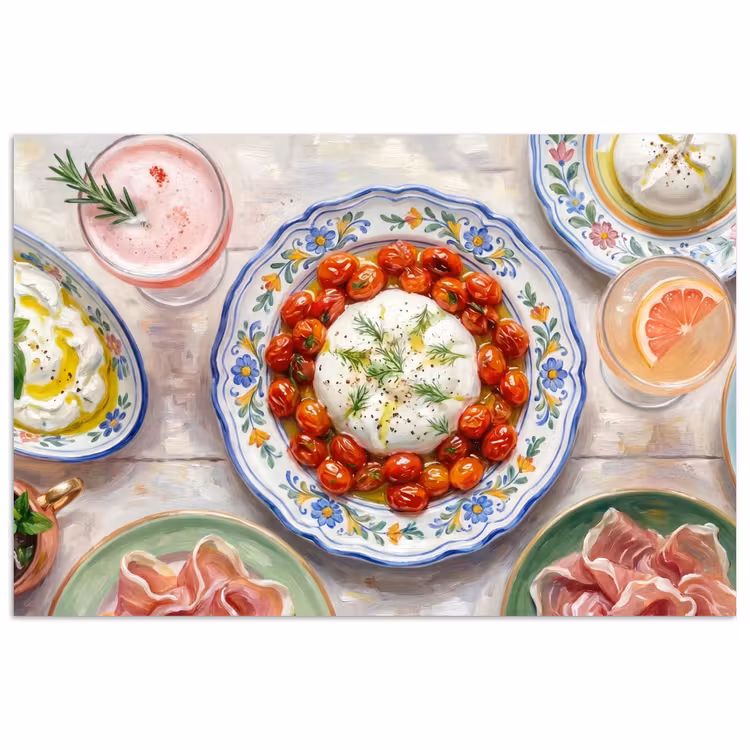Poster - Eten - Tafel - Divers - Modern — 1