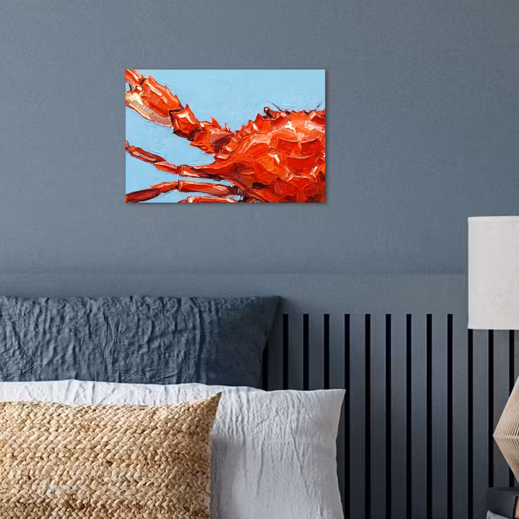 Poster - Krab - Zee - Dieren - Abstract - Rood — 3