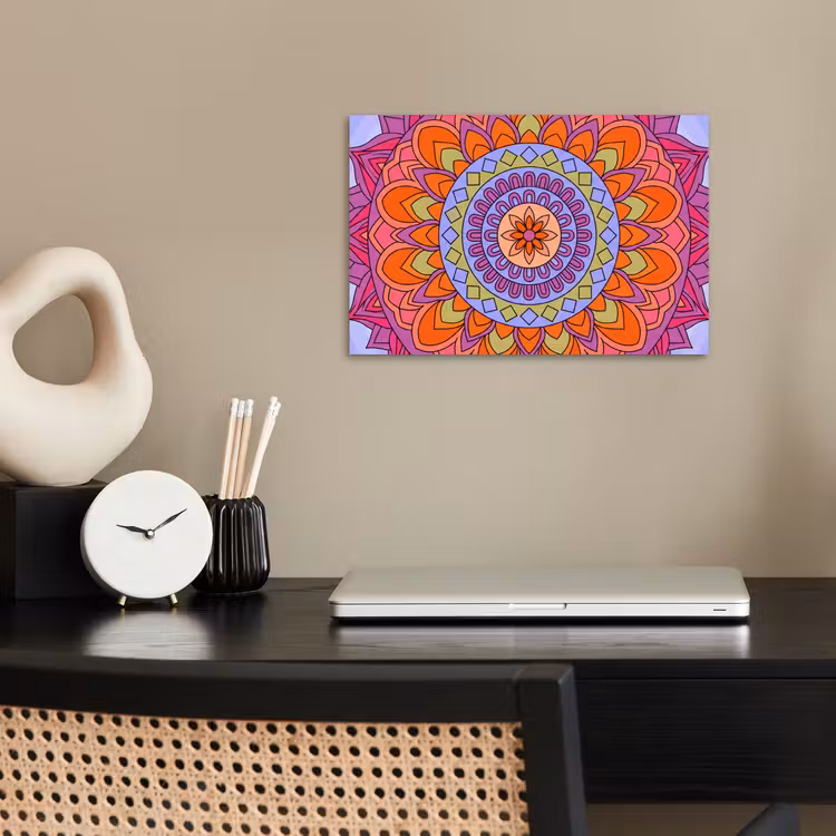 Poster - Mandala - Cirkel - Abstract - Kleurrijk - Patroon — 2