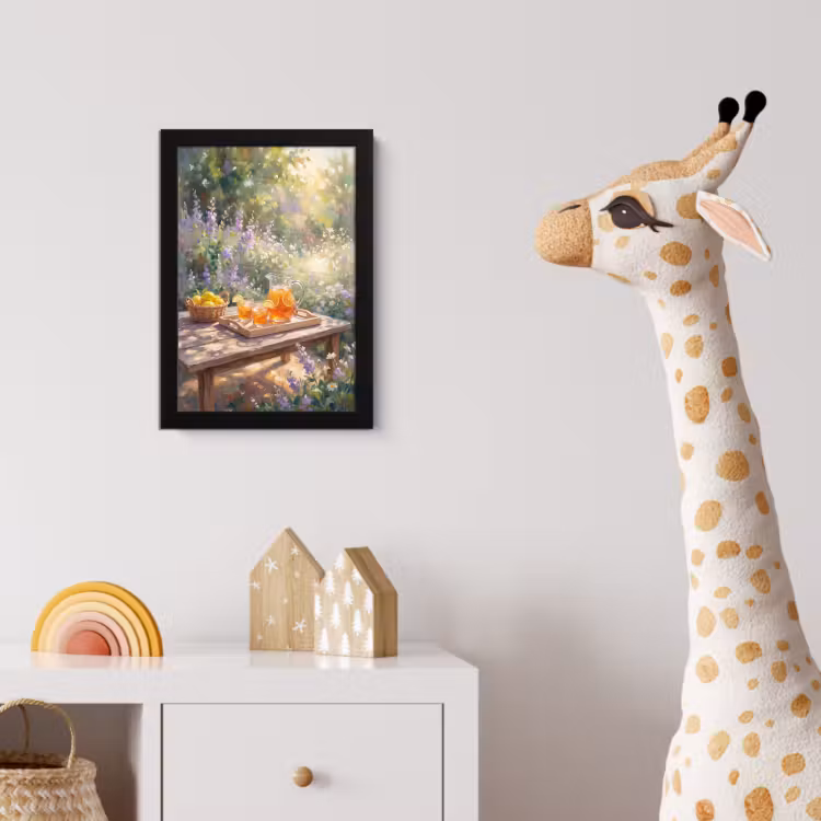 Poster met lijst - Drank - Citroen - Zomer - Tuin - Geel — 5