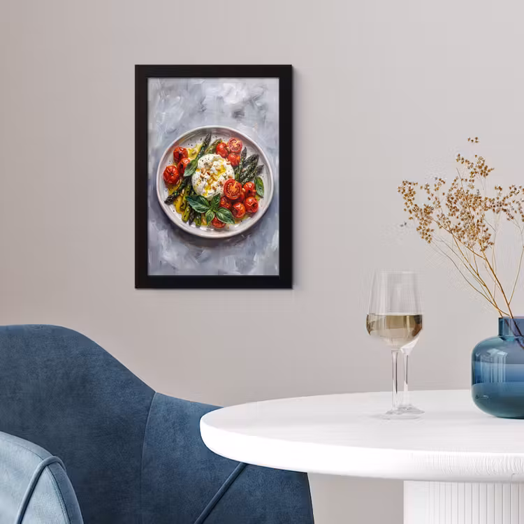 Poster met lijst - Eten - Groenten - Kaas - Modern - Vers — 2