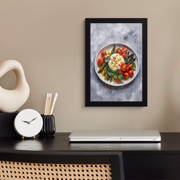 Poster met lijst - Eten - Groenten - Kaas - Modern - Vers — 3