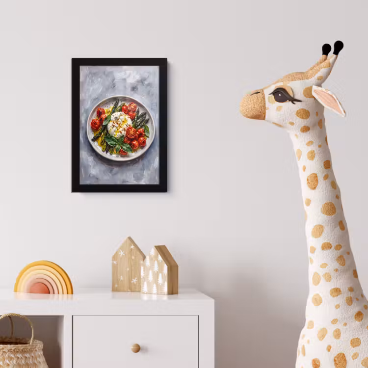 Poster met lijst - Eten - Groenten - Kaas - Modern - Vers — 5