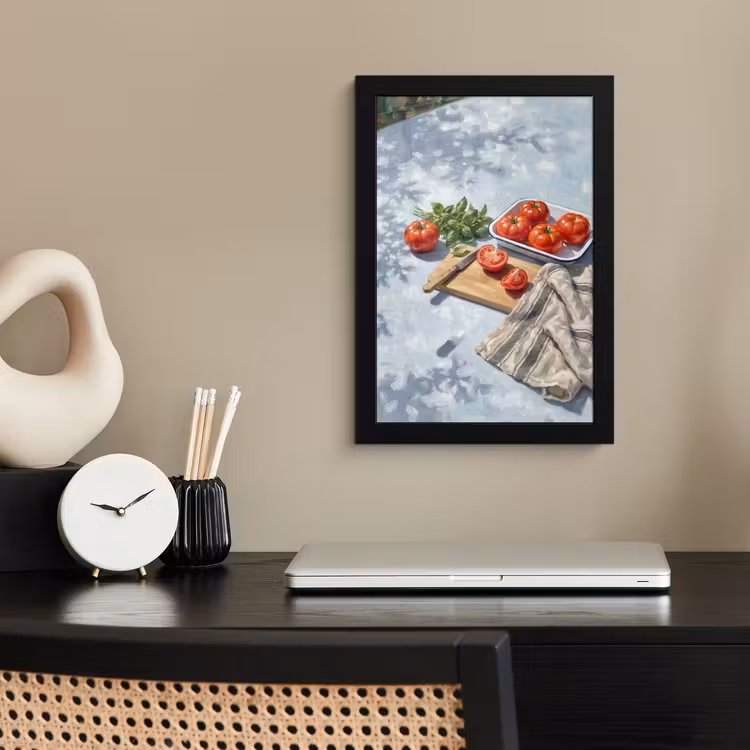 Poster met lijst - Eten - Keuken - Ingrediënten - Stillleven - Rood — 3