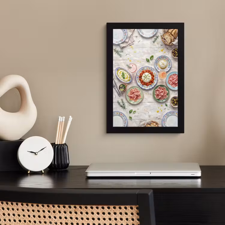 Poster met lijst - Eten - Tafel - Divers - Modern — 3