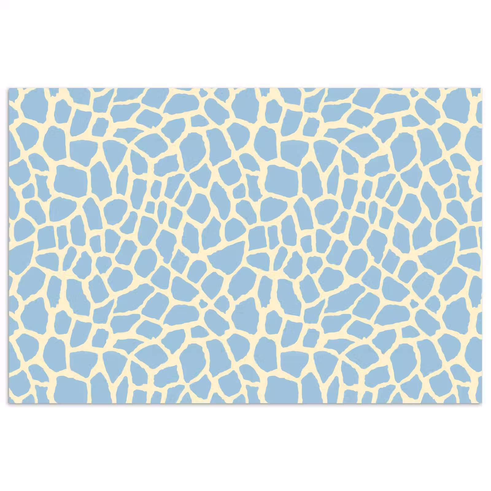 Poster - Giraf - Modern - Blauw — 1