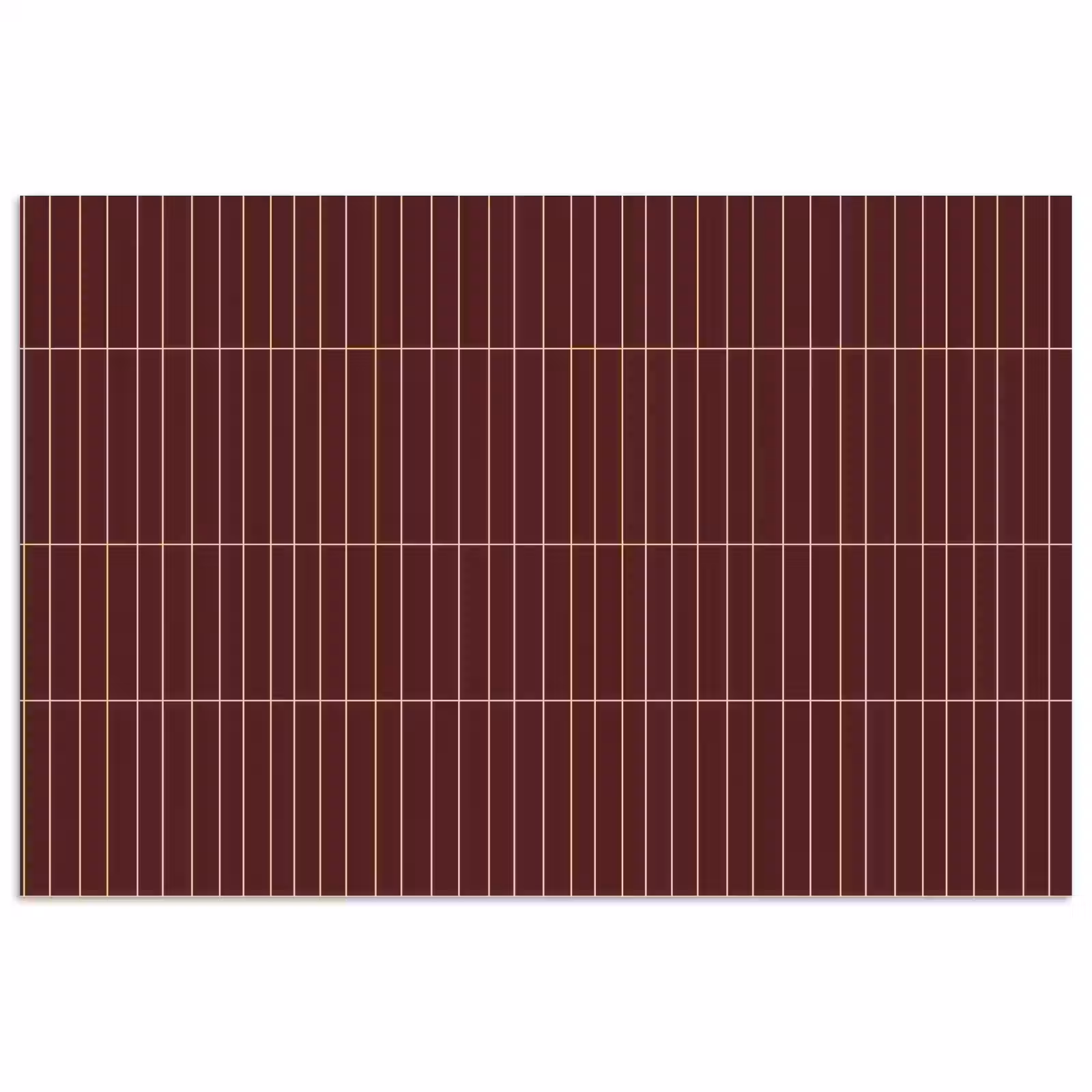 Poster - Lijnen - Patroon - Bordeaux — 1
