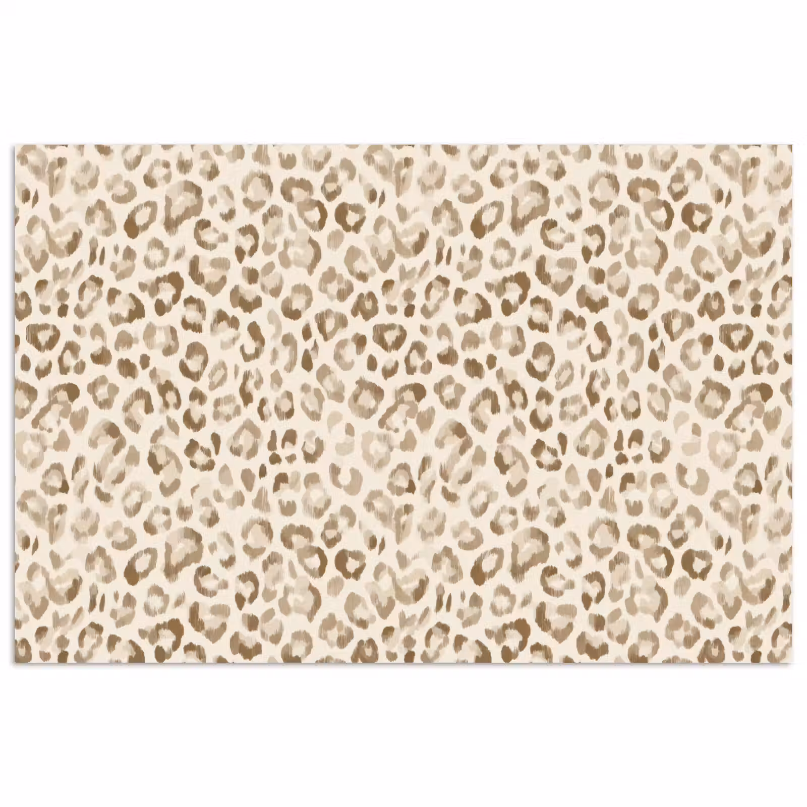 Poster - Luipaard - Klassiek - Beige — 1