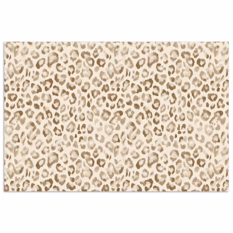 Poster - Luipaard - Klassiek - Beige — 1