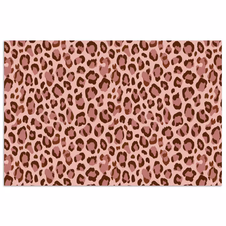 Poster - Luipaard - Patroon - Roze — 1
