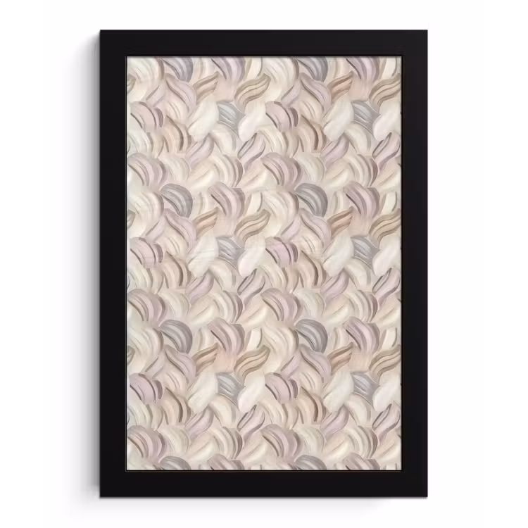 Poster met lijst - Abstract - Golvend - Pastel — 1