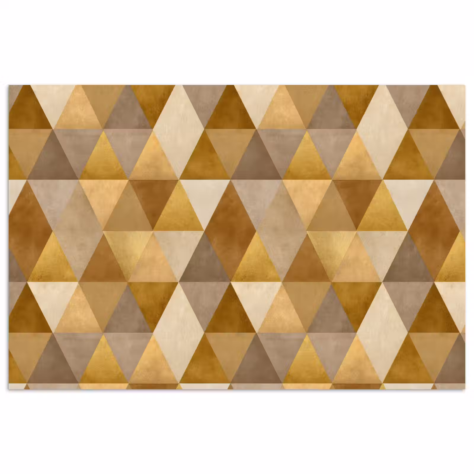 Poster - Geometrisch - Driehoek - Goud — 1