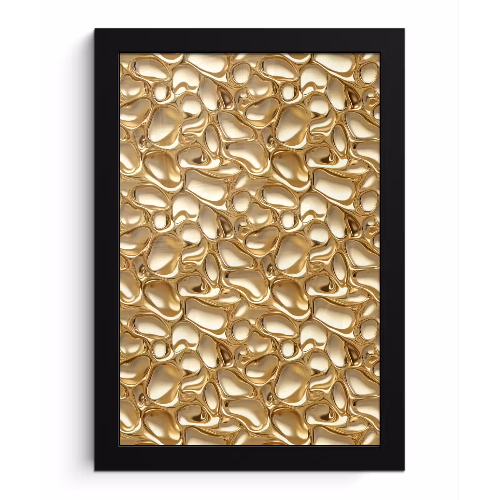 Poster met lijst - Abstract - Modern - Goud — 1