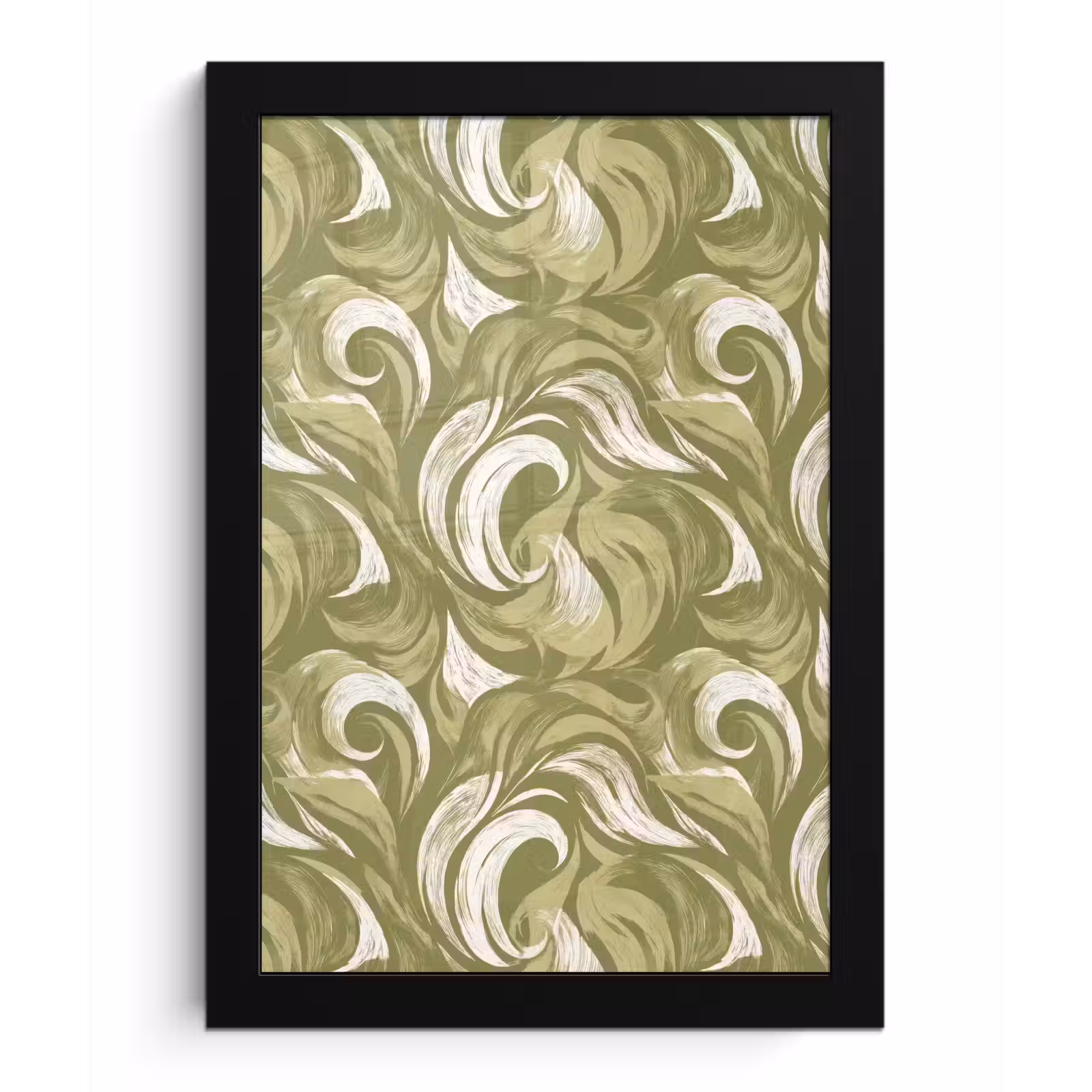 Poster met lijst - Abstract - Textuur - Groen — 1