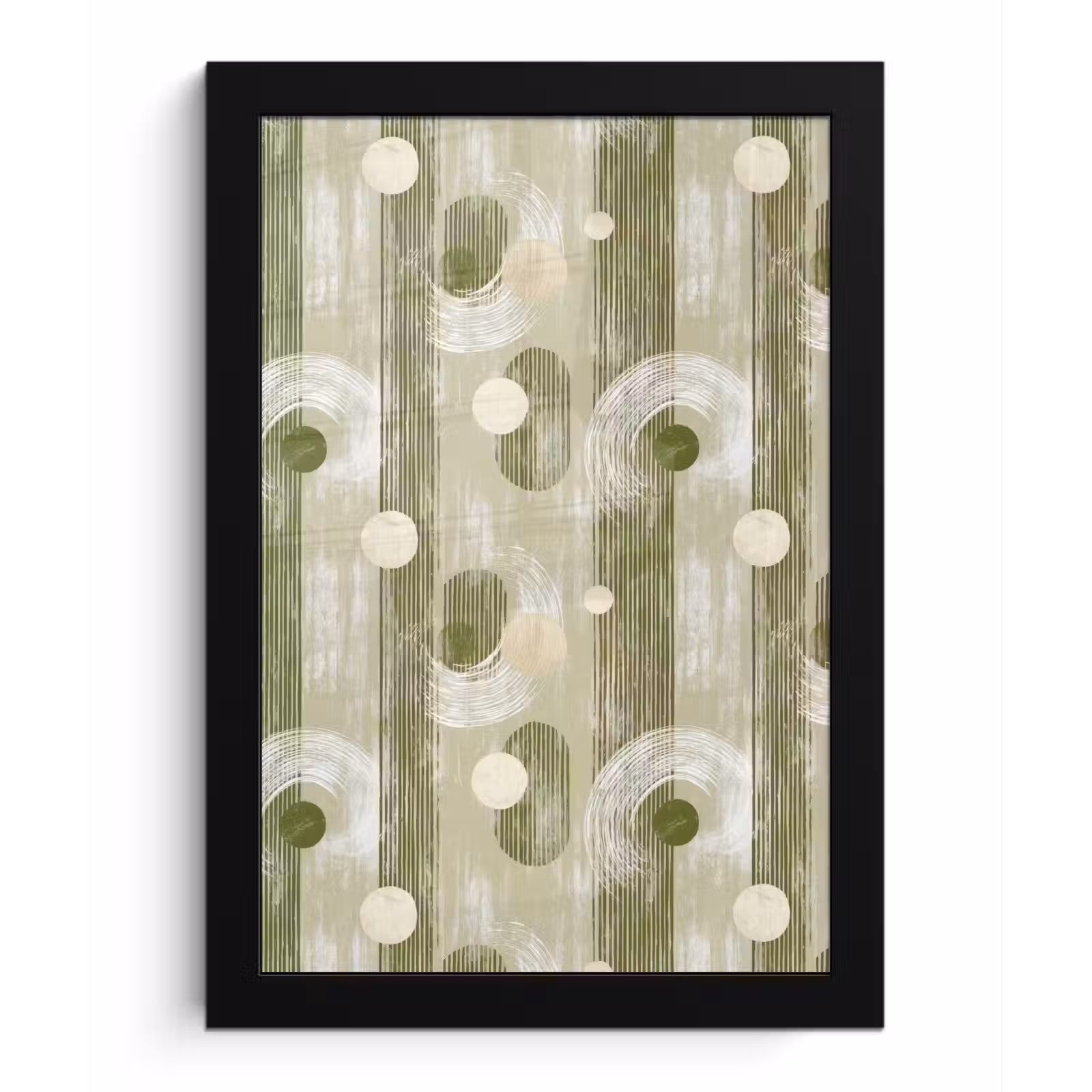 Poster met lijst - Artistiek - Modern - Groen — 1