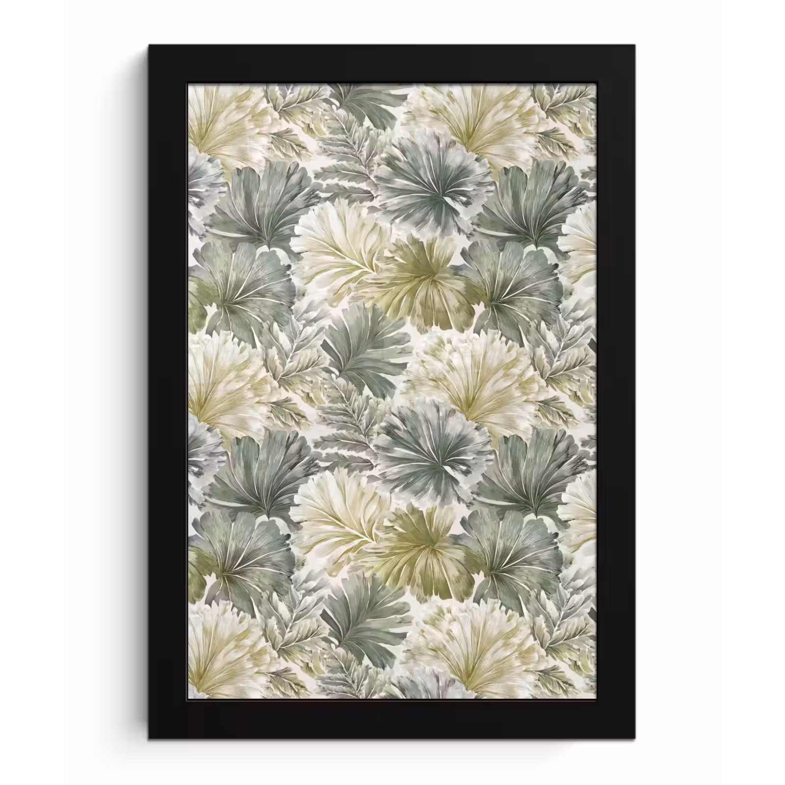 Poster met lijst - Bladeren - Botanisch - Groen — 1
