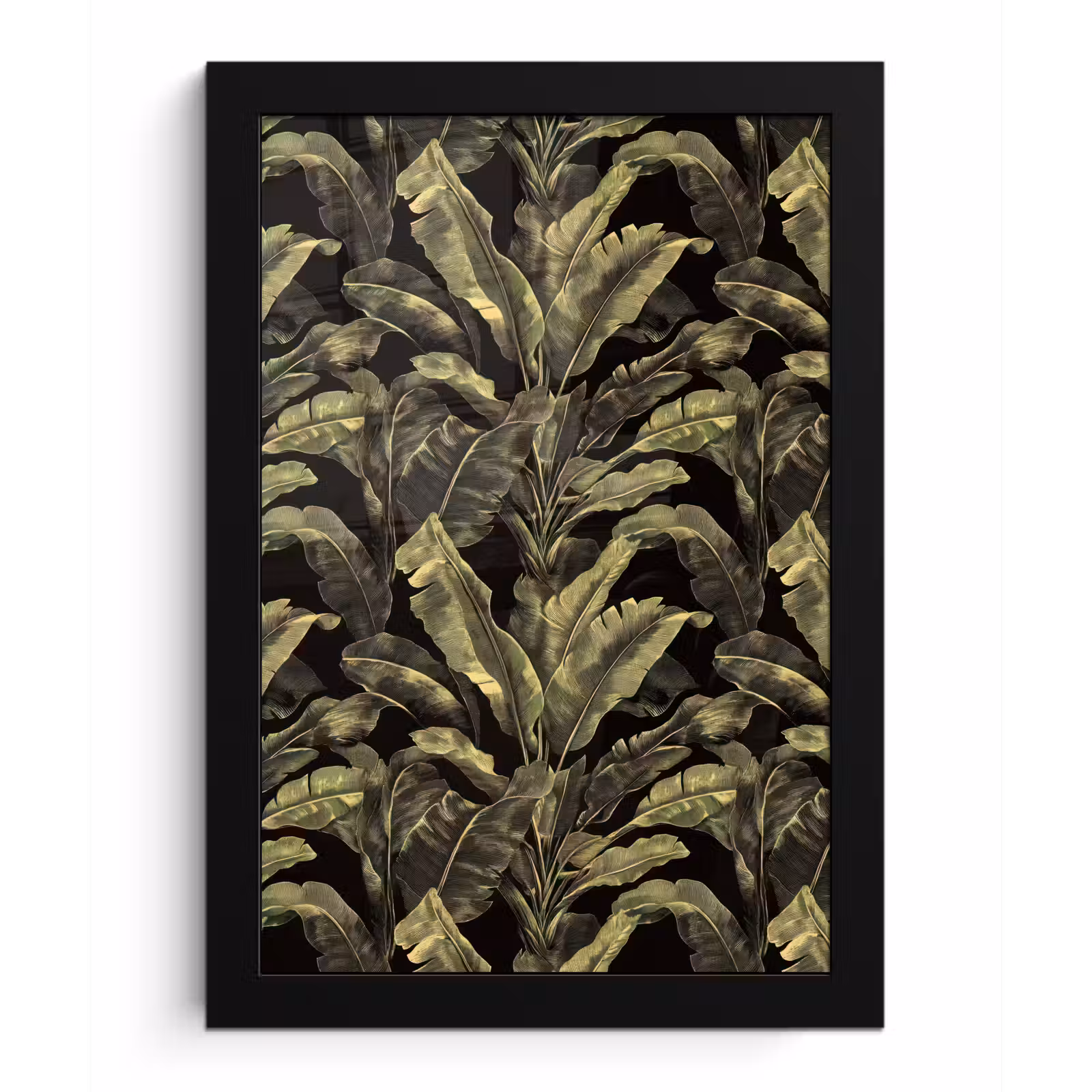 Poster met lijst - Botanisch - Bladeren - Groen — 1