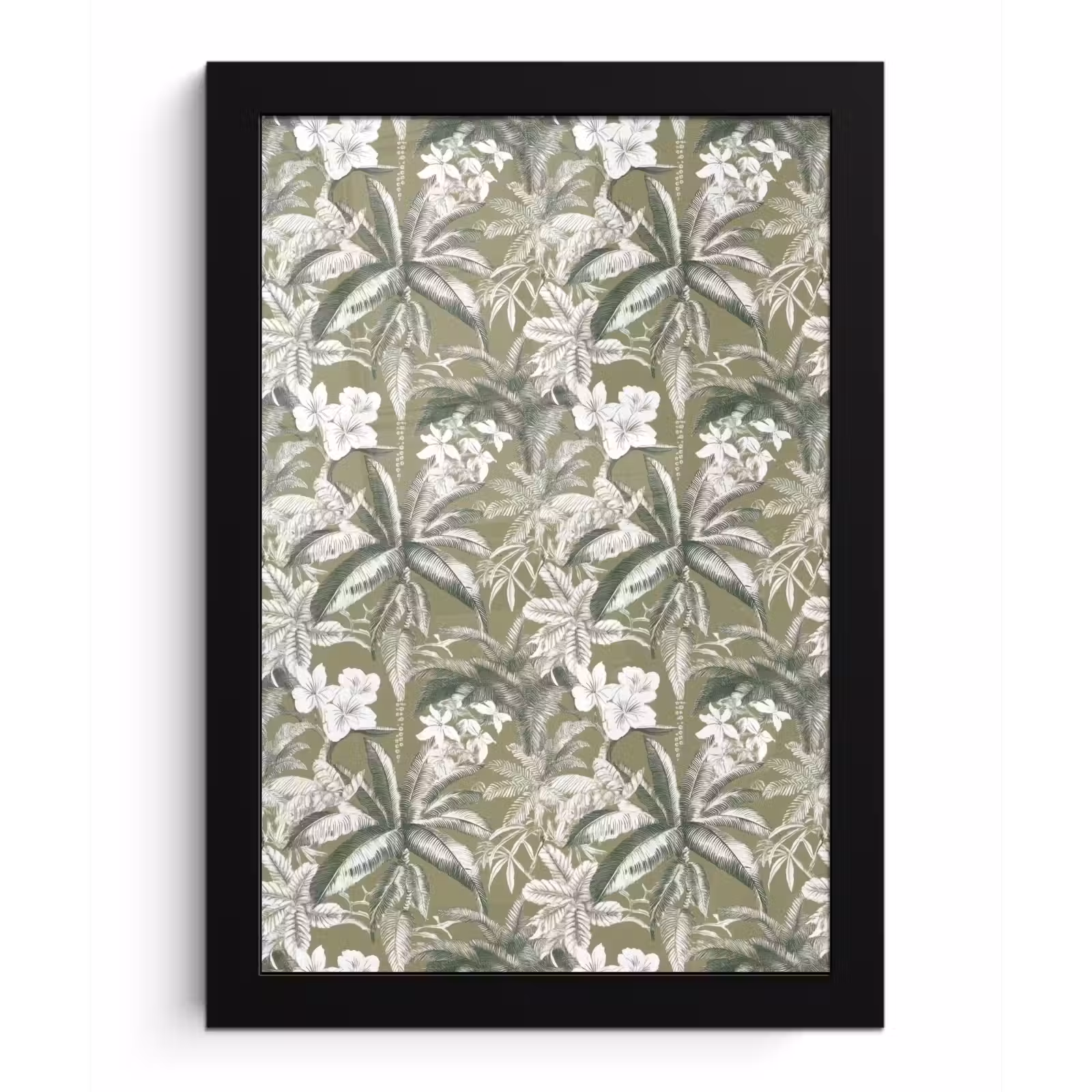 Poster met lijst - Botanisch - Bloemen - Groen — 1