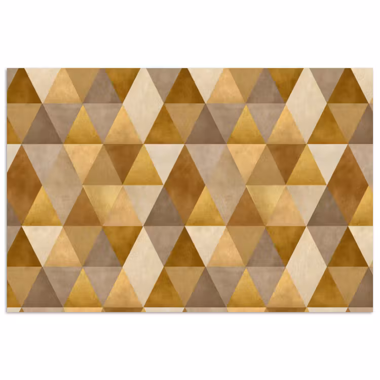 Poster - Geometrisch - Driehoek - Goud — 1