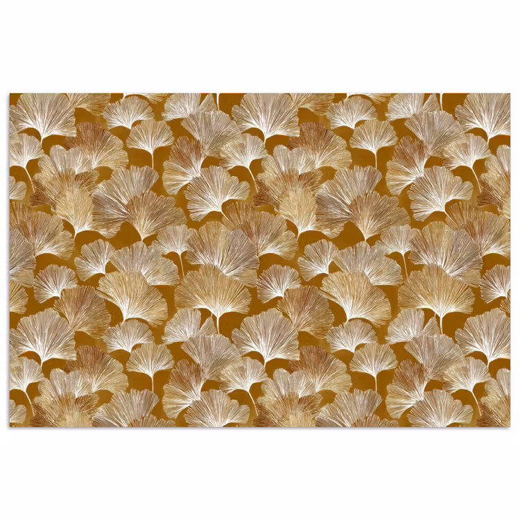 Poster - Ginkgo - Bladeren - Goud — 1