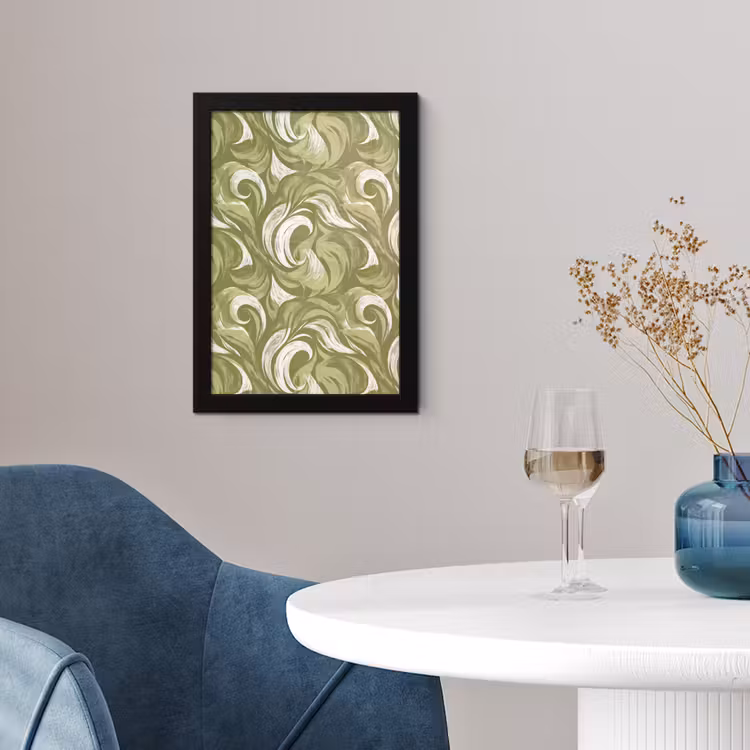 Poster met lijst - Abstract - Textuur - Groen — 2
