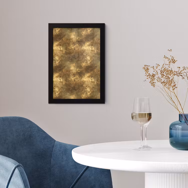 Poster met lijst - Antiek - Metaallook - Goud — 2