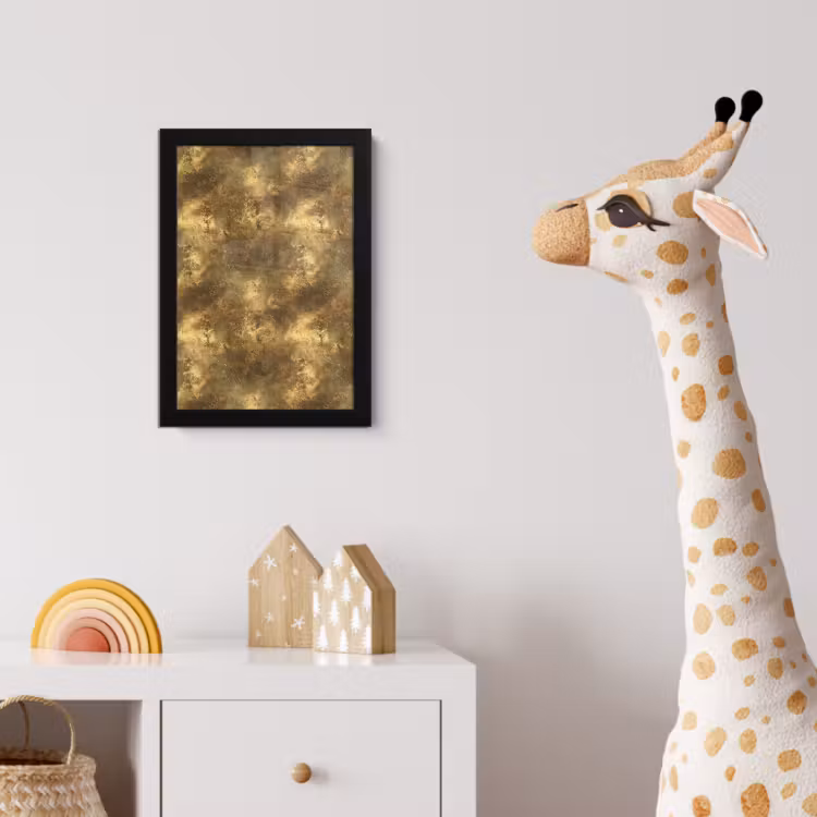 Poster met lijst - Antiek - Metaallook - Goud — 5