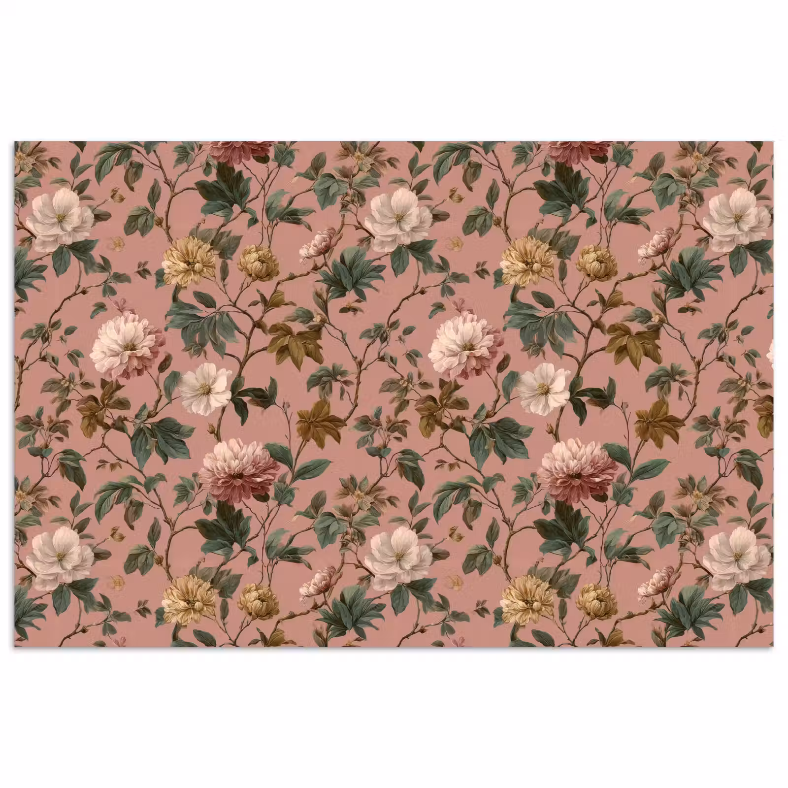 Poster - Bloemen - Klassiek - Roze — 1