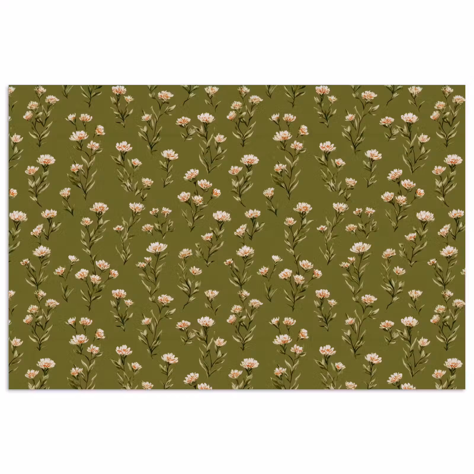 Poster - Landelijk - Bloemen - Groen — 1