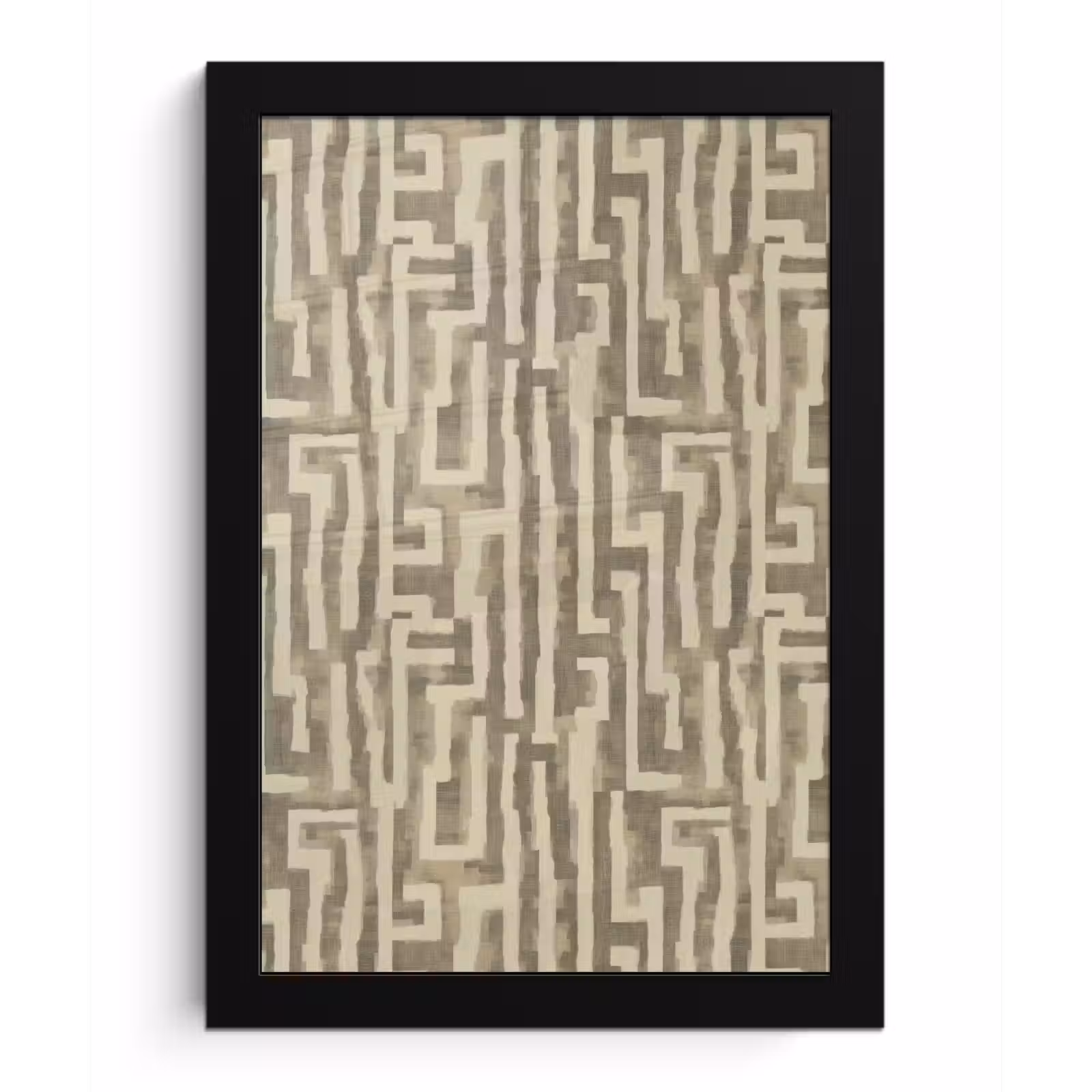 Poster met lijst - Abstract - Geometrisch - Groen — 1