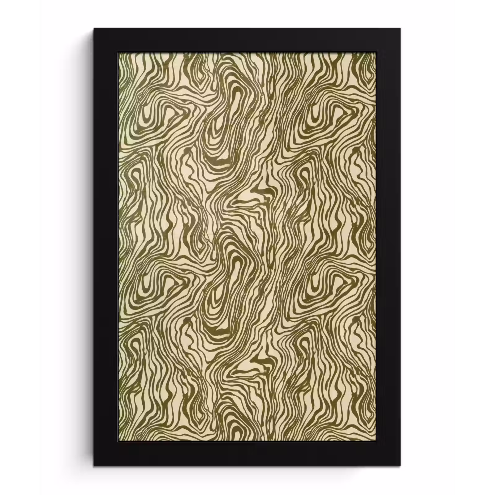 Poster met lijst - Abstract - Marmer - Groen — 1