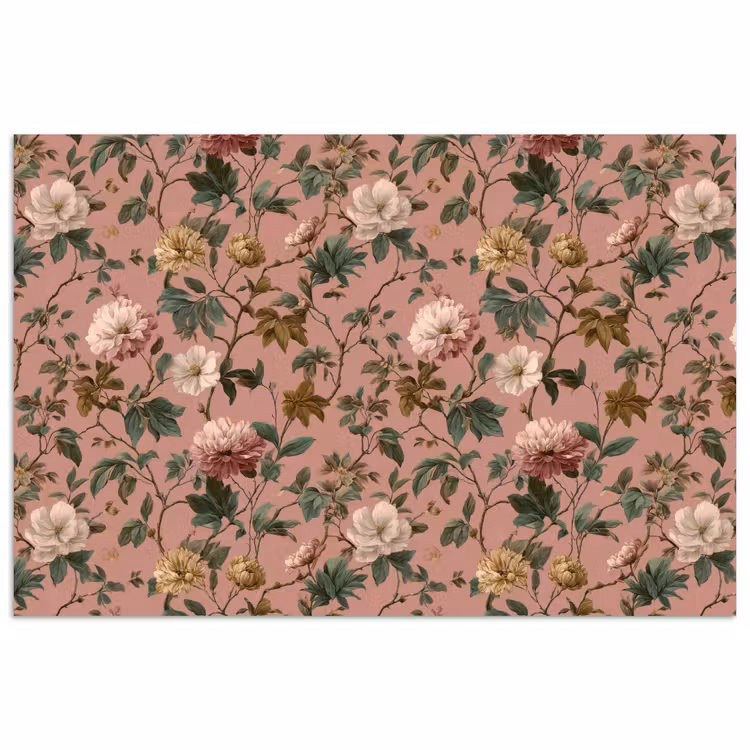 Poster - Bloemen - Klassiek - Roze — 1