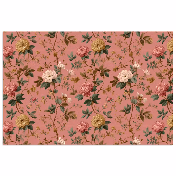 Poster - Klassiek - Botanisch - Roze — 1