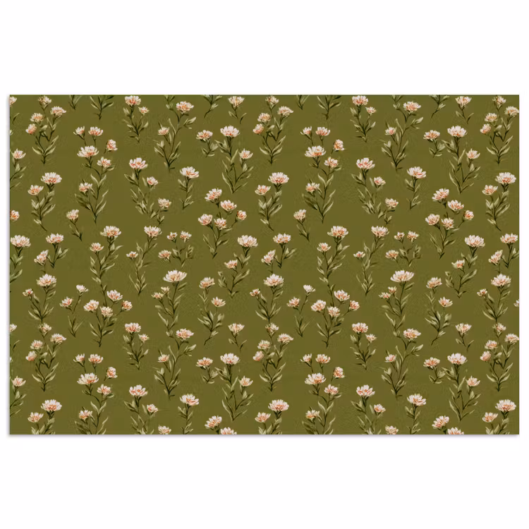Poster - Landelijk - Bloemen - Groen — 1