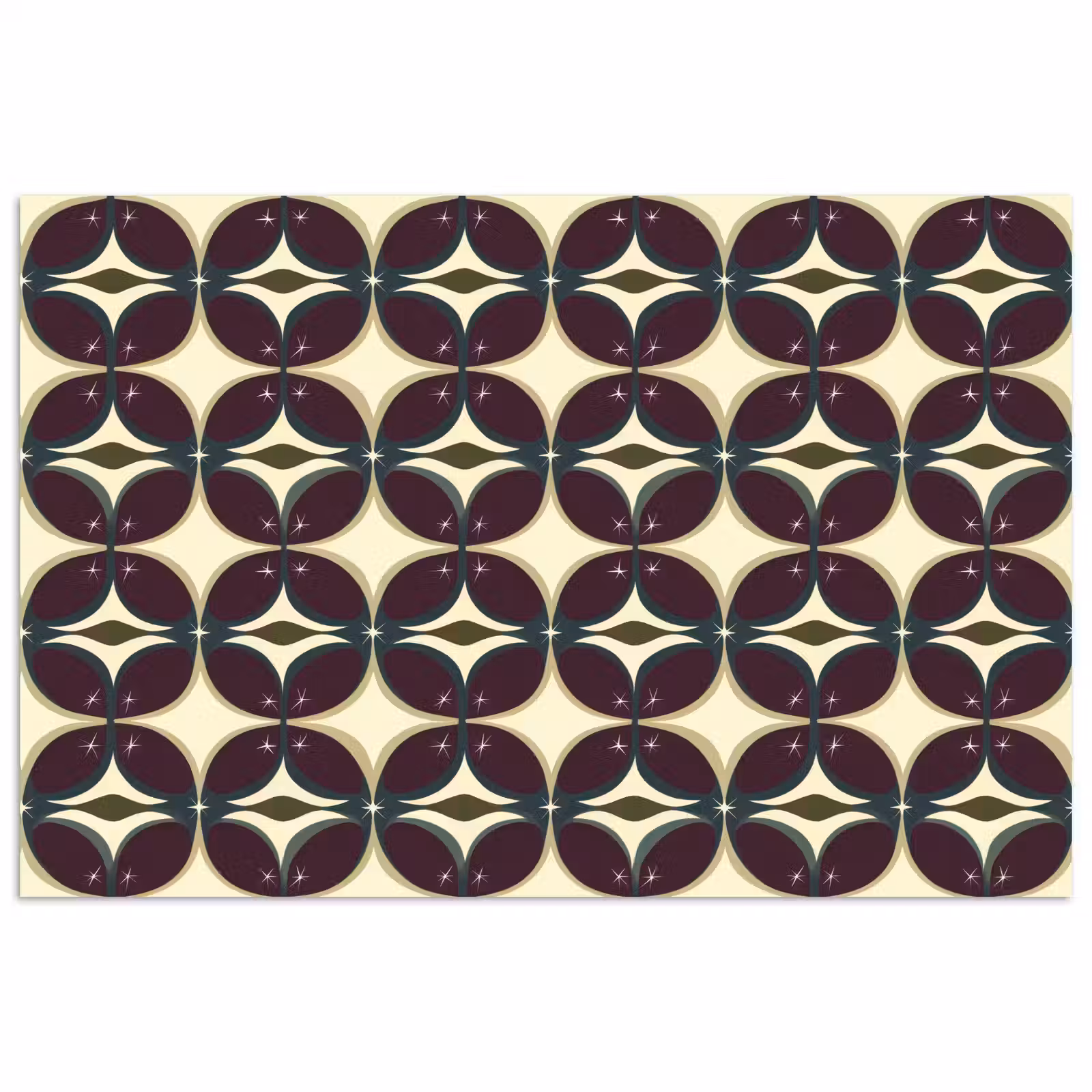 Poster - Cirkel - Retro - Kleurrijk — 1