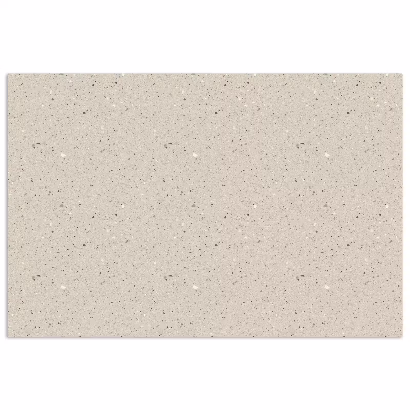 Poster - Lichtbeige - Terrazzo - Grijs — 1