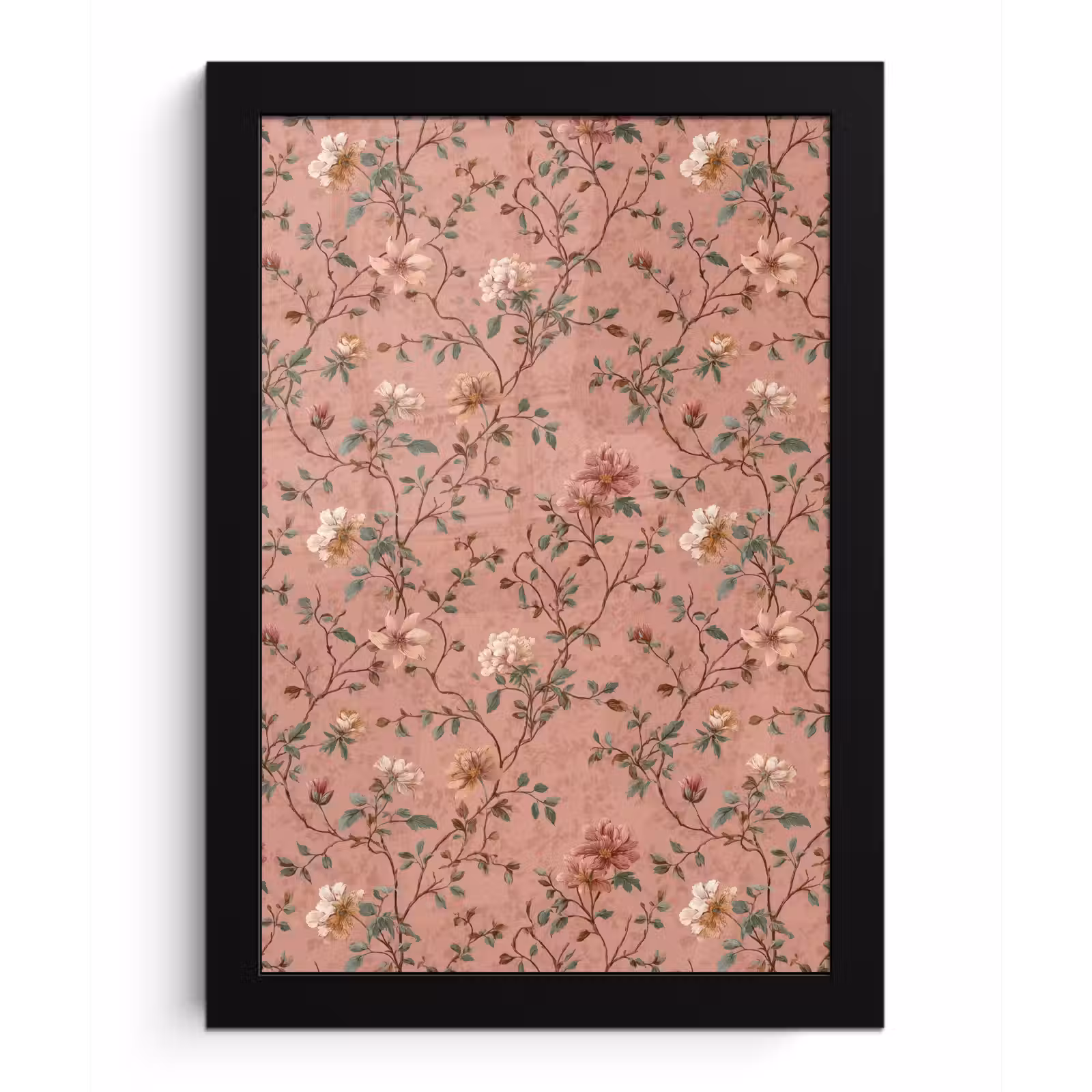 Poster met lijst - Botanisch - Bloemen - Roze — 1