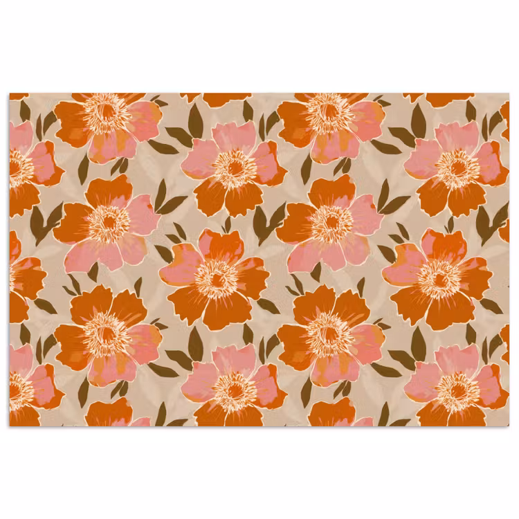 Poster - Bloemen - Motief - Retro — 1