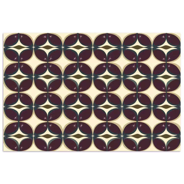 Poster - Cirkel - Retro - Kleurrijk — 1
