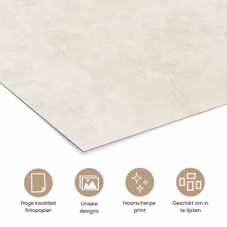 Poster - Crème - Egaal - Beton — 5