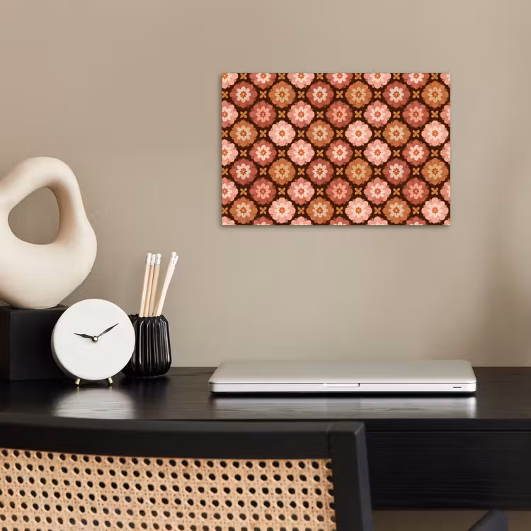 Poster - Geometrisch - Bloemen - Kleurrijk — 2
