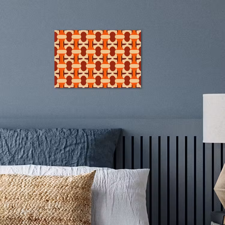 Poster - Geometrisch - Retro - Oranje — 3