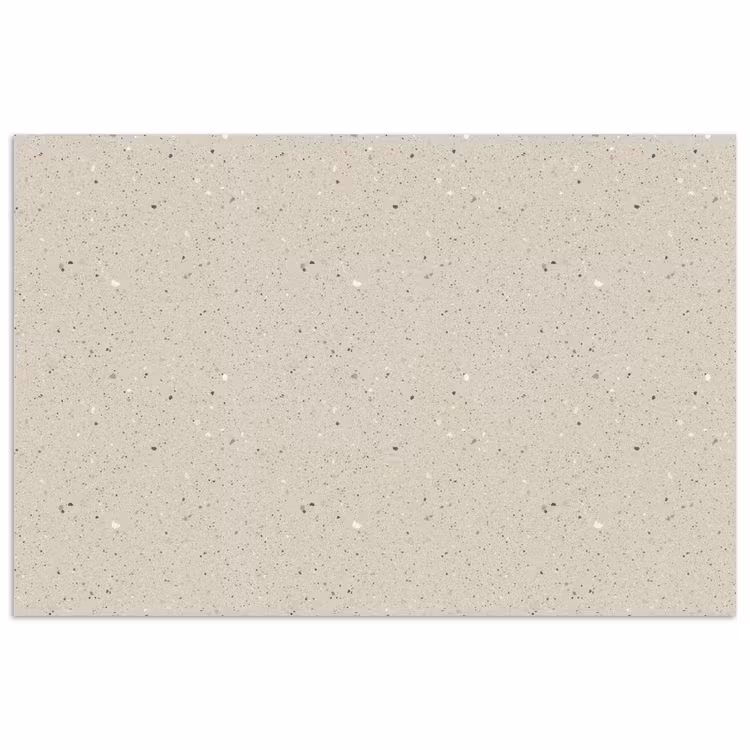 Poster - Lichtbeige - Terrazzo - Grijs — 1