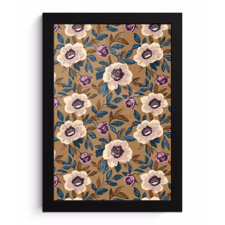 Poster met lijst - Floraal - Stilleven - Kleurrijk — 1