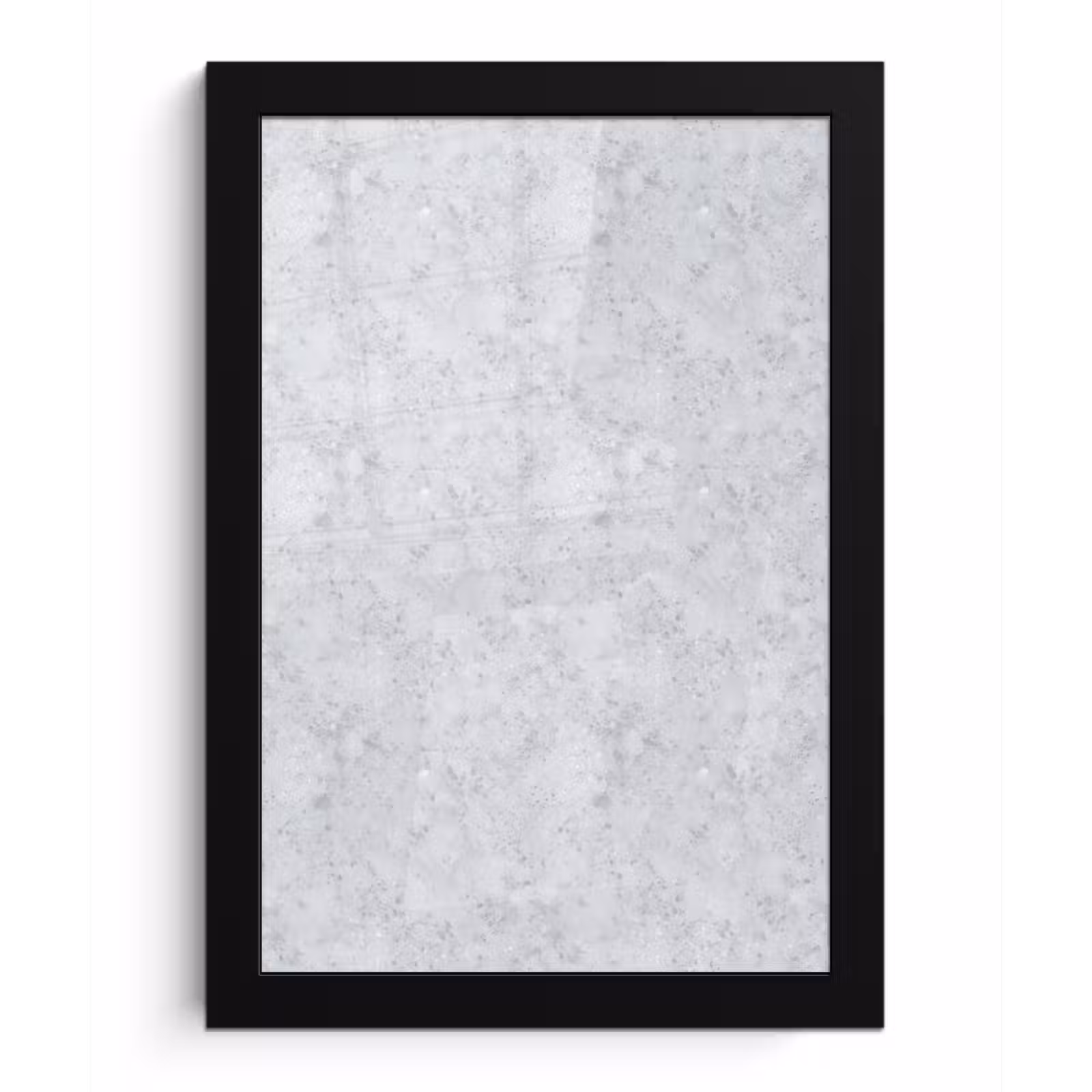 Poster met lijst - Grijs - Terrazzo-effect - Beton — 1